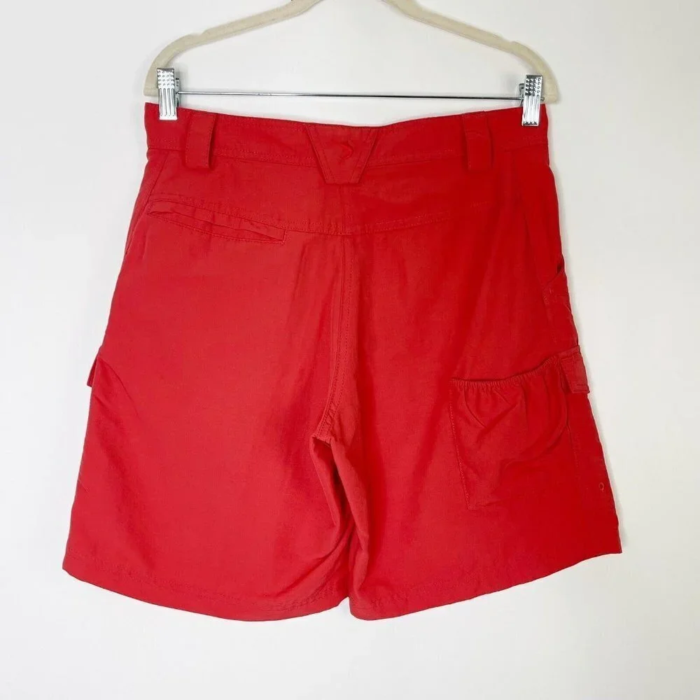 Reel Legends Hybrid Shorts Mens‎ Size 32 Red Orange Casual
